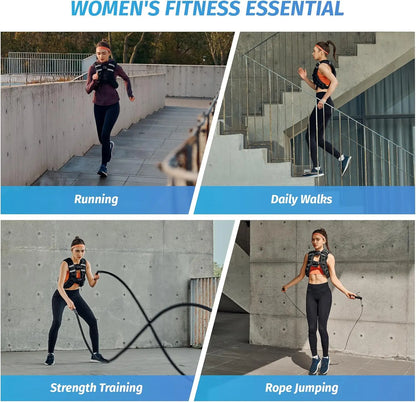 【Summersale】Zelus Weighted Vests,6/8/12/16/20/25/30Lb Rucking Vest with Detachable Phone Pouch&Reflective Stripes&Adjustable Straps|Exercise Equipment & Workout Enhancer for Motivational Walking,Strength Training,Running #Tiktokshopdealsforyoudays