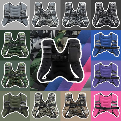 【Summersale】Zelus Weighted Vests,6/8/12/16/20/25/30Lb Rucking Vest with Detachable Phone Pouch&Reflective Stripes&Adjustable Straps|Exercise Equipment & Workout Enhancer for Motivational Walking,Strength Training,Running #Tiktokshopdealsforyoudays