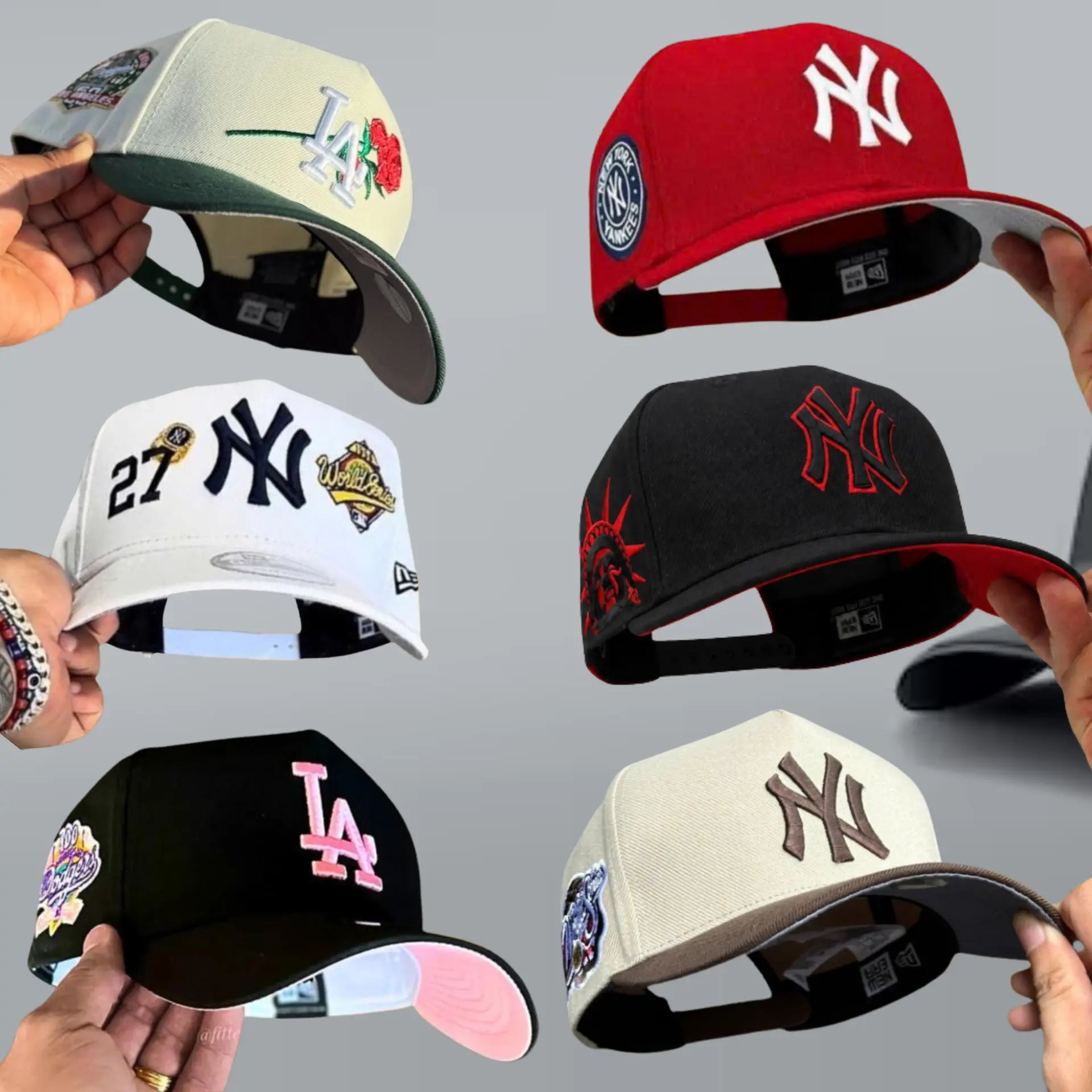 New Era Dodgers Yankees Everyday Streetwear Hat – Adjustable Baseball Cap for Men Women, 9FORTY Fit with 59FIFTY Inspired Design, Premium Embroidery, Retro Sportswear Fashion, Viral Tiktok USA 2026 Collection