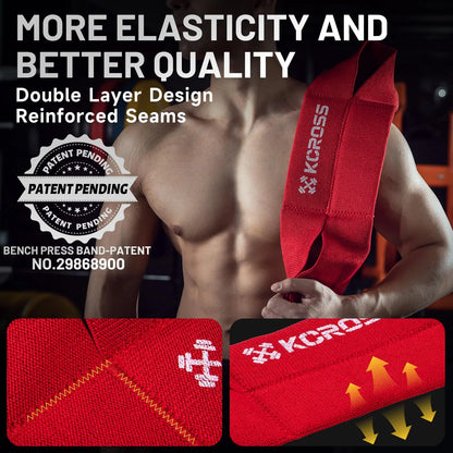 KCROSS Bench Press Band for Men and Women, Weight Lifting Bench Press Band, Push up Exercise Bench